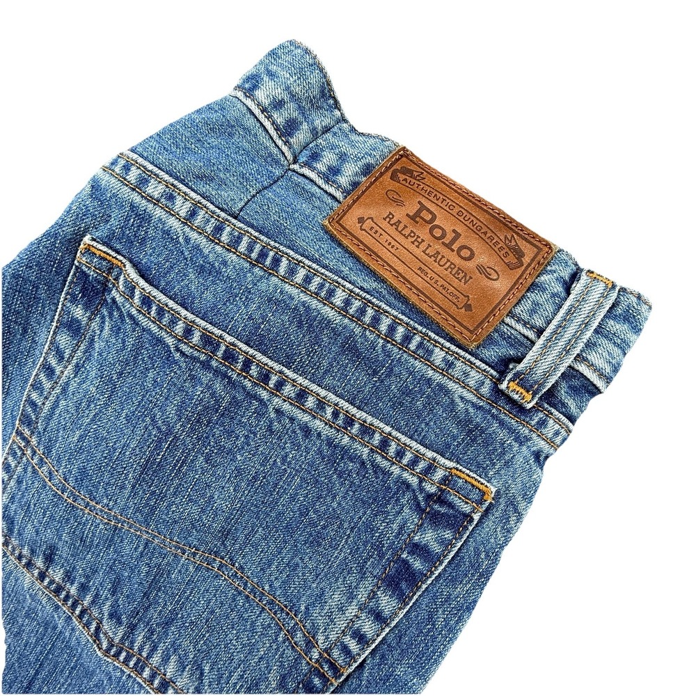 Vintage Polo Ralph Lauren Jeans Men's 36x32 Dark Wash Straight Leg Denim Y2K